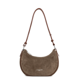 LANCASTER - Petite sac besace Suède - Chataigne