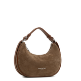 LANCASTER - Petite sac besace Suède - Chataigne