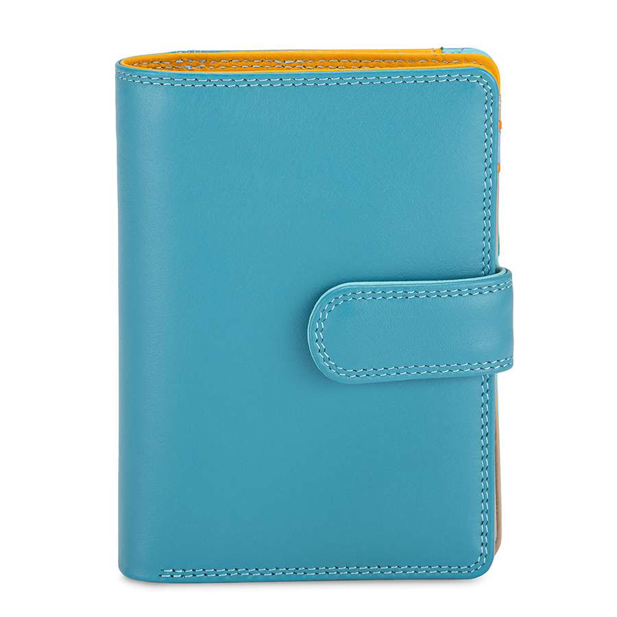 MYWALIT - Portefeuille moyen zippé - Bleu clair