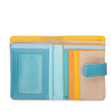 MYWALIT - Portefeuille moyen zippé - Bleu clair