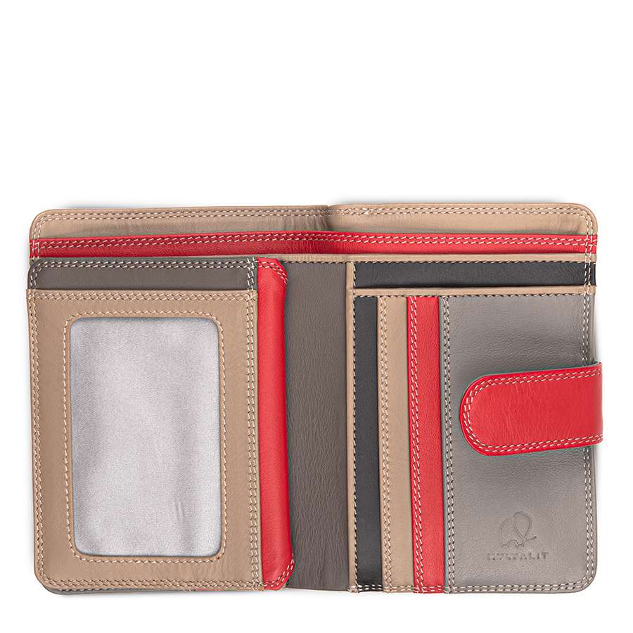 MYWALIT - Portefeuille moyen zippé - rouge