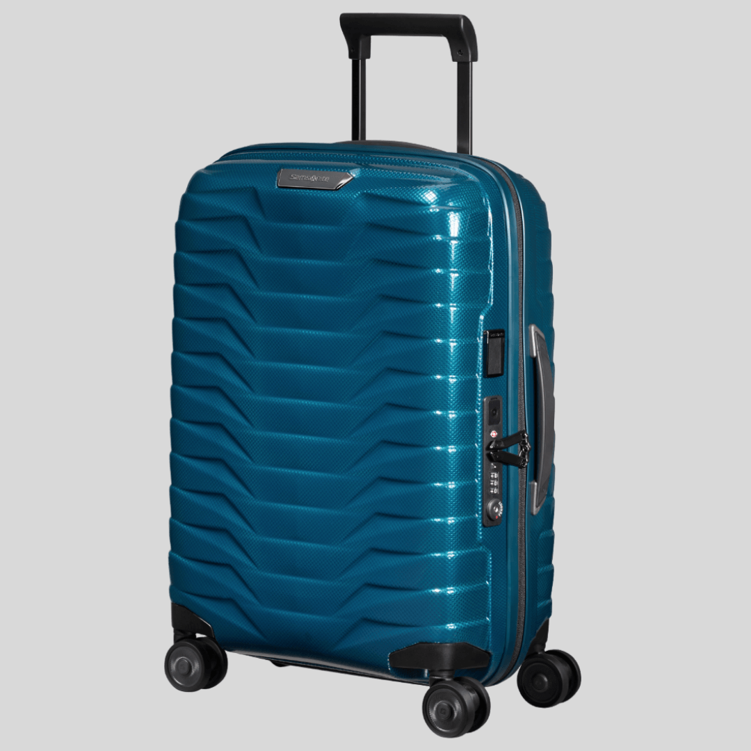 SAMSONITE -  Valise cabine rigide extensible - Proxis - 55 cm - Petrol Blue
