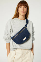 Rive droite  - Sac banane Custine Denim Brut