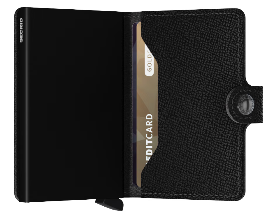 SECRID - Porte cartes Miniwallet Crisple - Noir