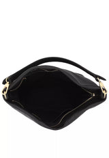 ABRO -Sac porté épaule en cuir grainé EBONY BIG Noir