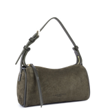 LANCASTER - Petit Sac à main Lancaster Suède Cube kaki