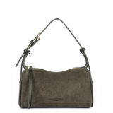 LANCASTER - Petit Sac à main Lancaster Suède Cube kaki