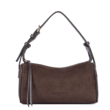LANCASTER - Petit Sac à main Lancaster Suède Cube marron