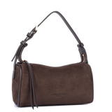 LANCASTER - Petit Sac à main Lancaster Suède Cube marron