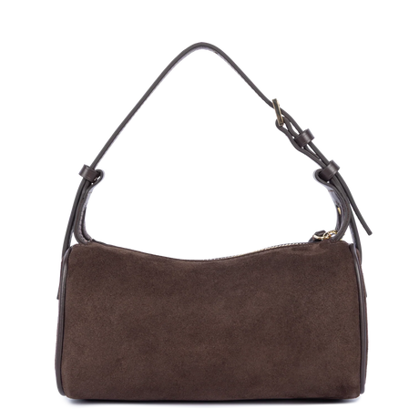 LANCASTER - Petit Sac à main Lancaster Suède Cube marron
