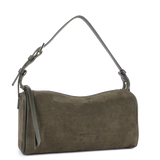 LANCASTER - Sac rectangle Suède kaki