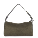 LANCASTER - Sac rectangle Suède kaki