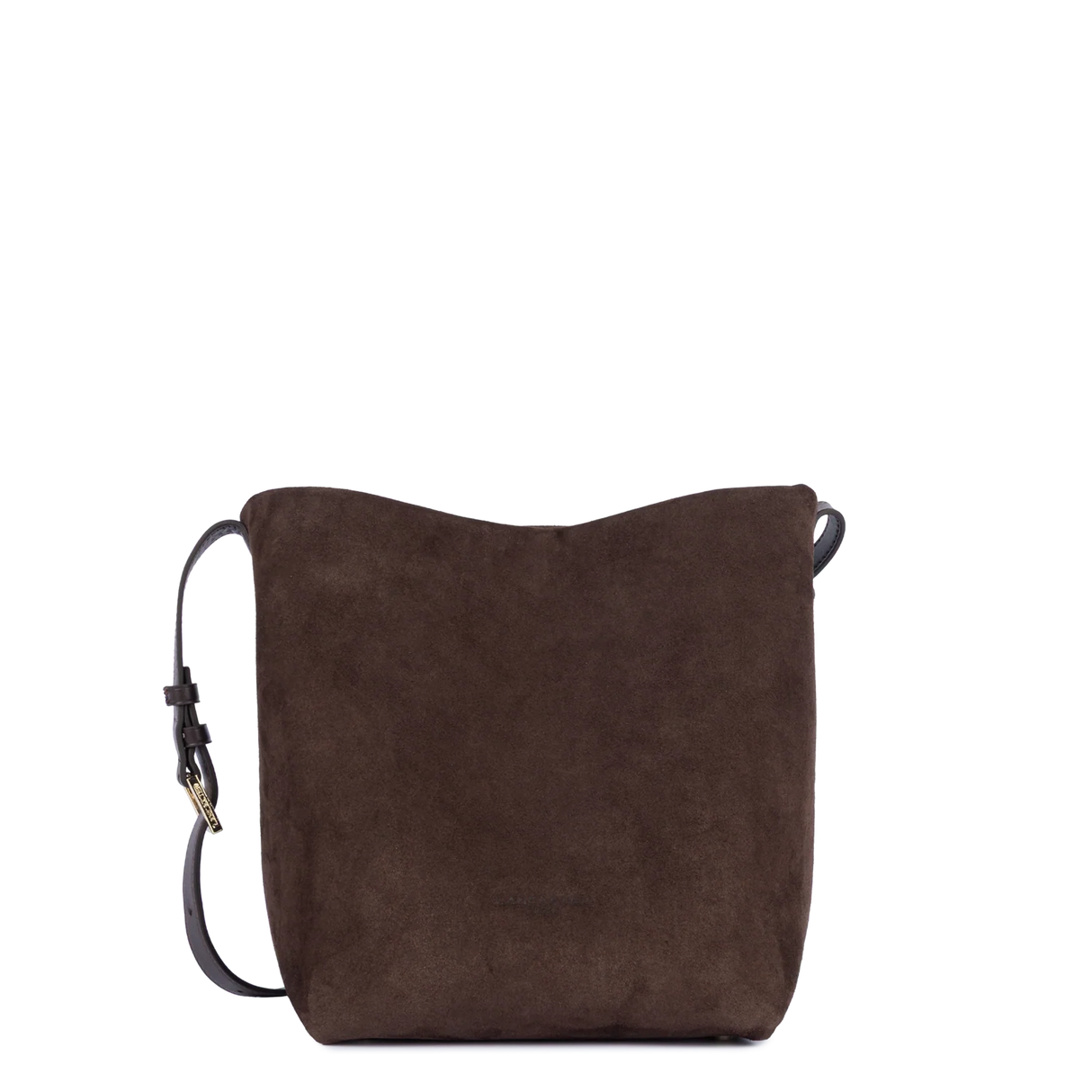 LANCASTER - Sac seau Suède marron