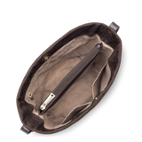LANCASTER - Sac seau Suède marron