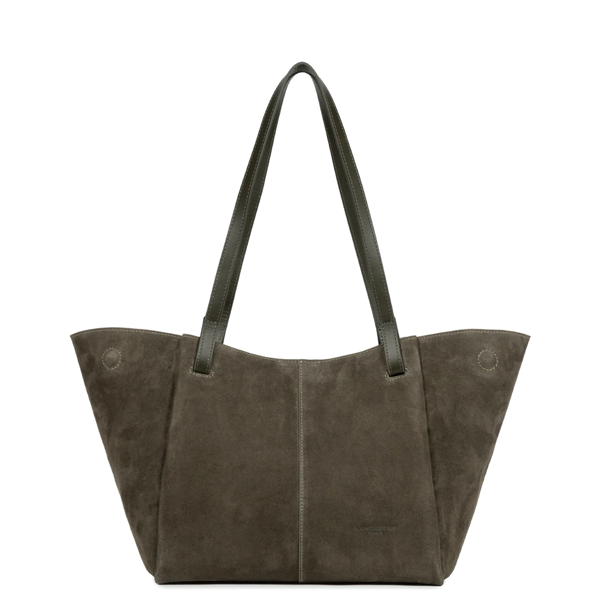 LANCASTER - Sac cabas Suède Kaki