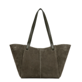 LANCASTER - Sac cabas Suède Kaki