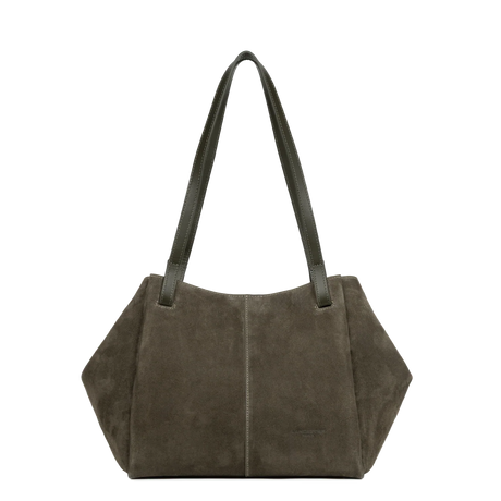 LANCASTER - Sac cabas Suède Kaki
