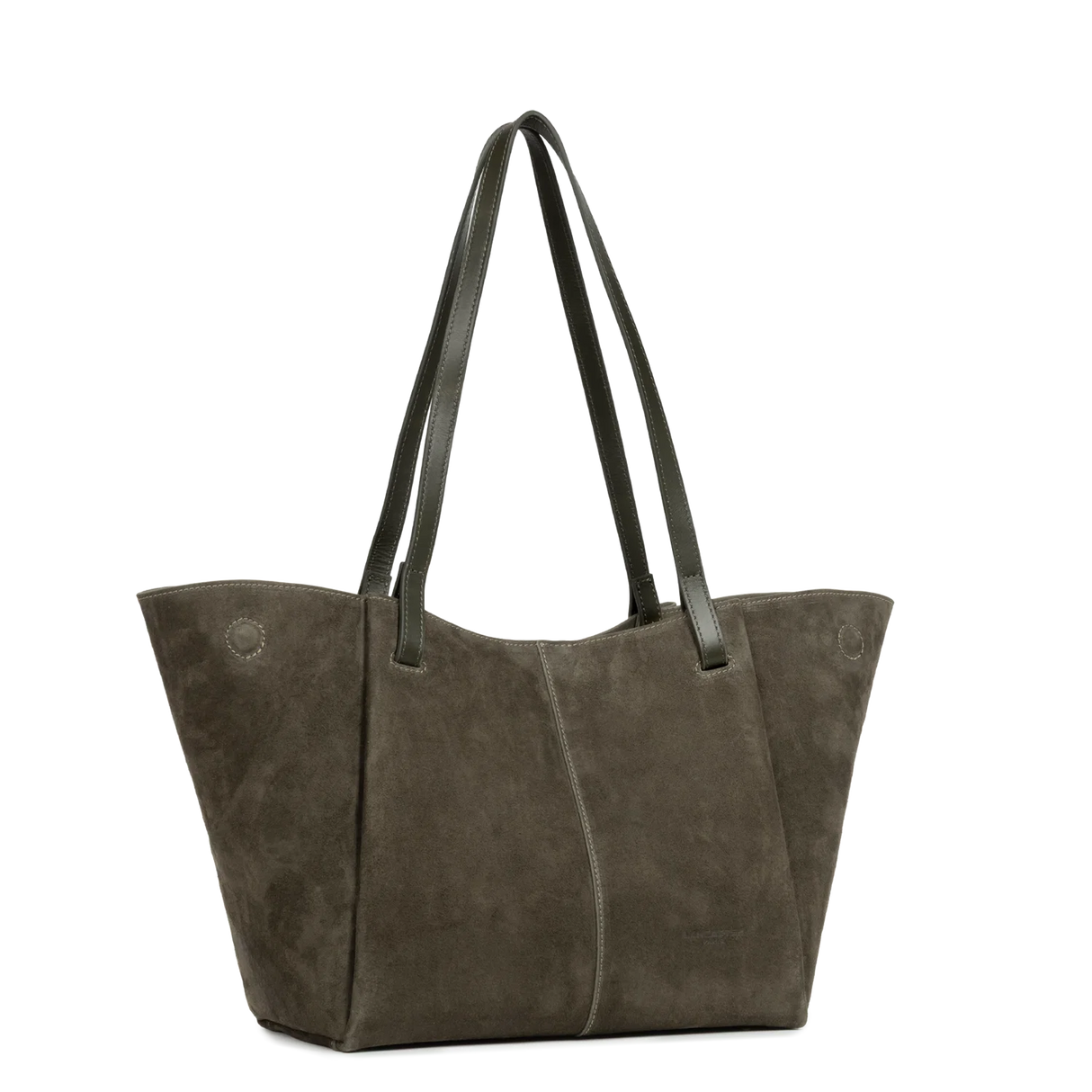 LANCASTER - Sac cabas Suède Kaki