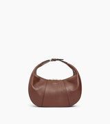 LE TANNEUR - Sac porté épaule petit - Juliette en cuir grainé - Ebène