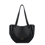 LANCASTER - Sac cabas épaule Lancaster Sierra Haus en cuir grainé noir