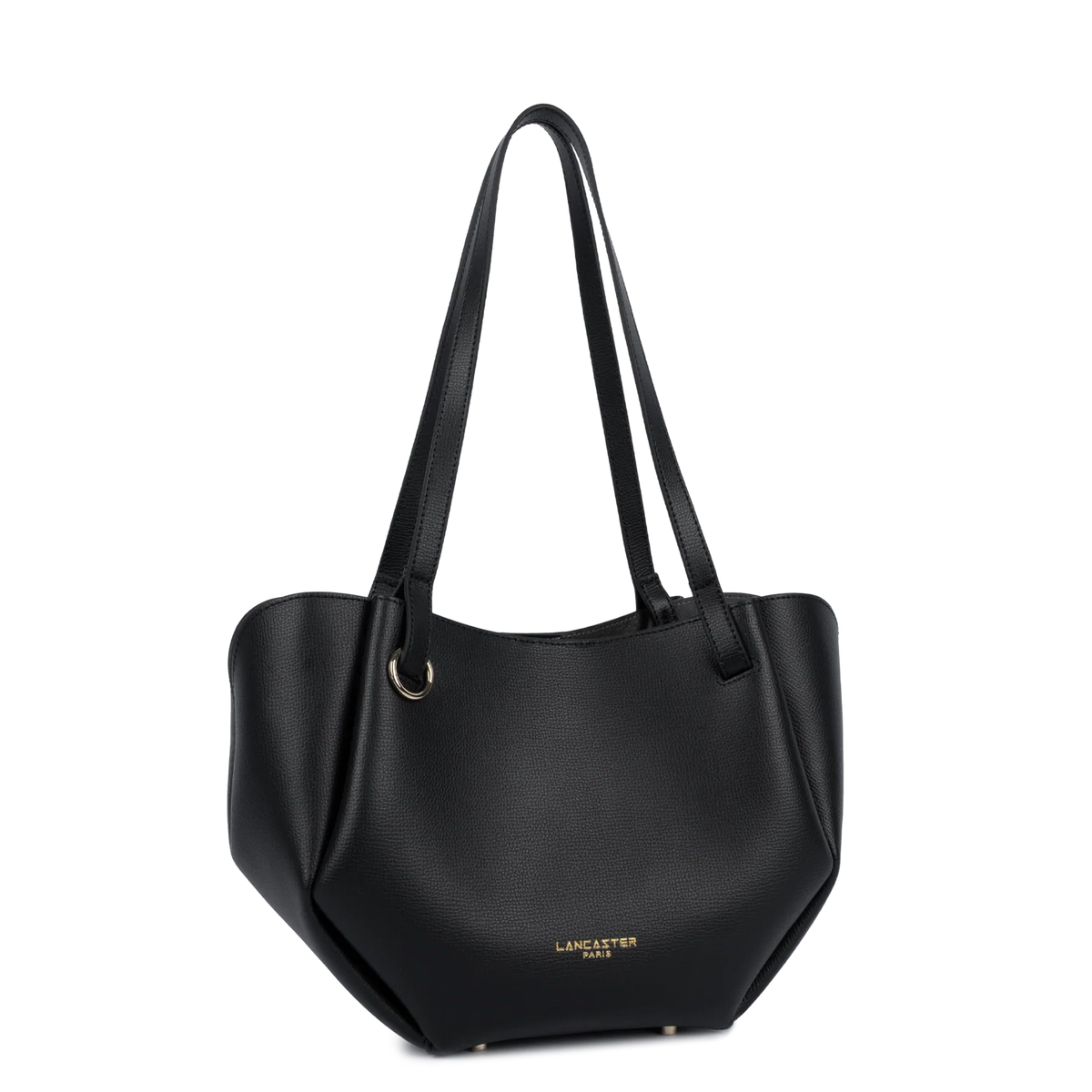 LANCASTER - Sac cabas épaule Lancaster Sierra Haus en cuir grainé noir