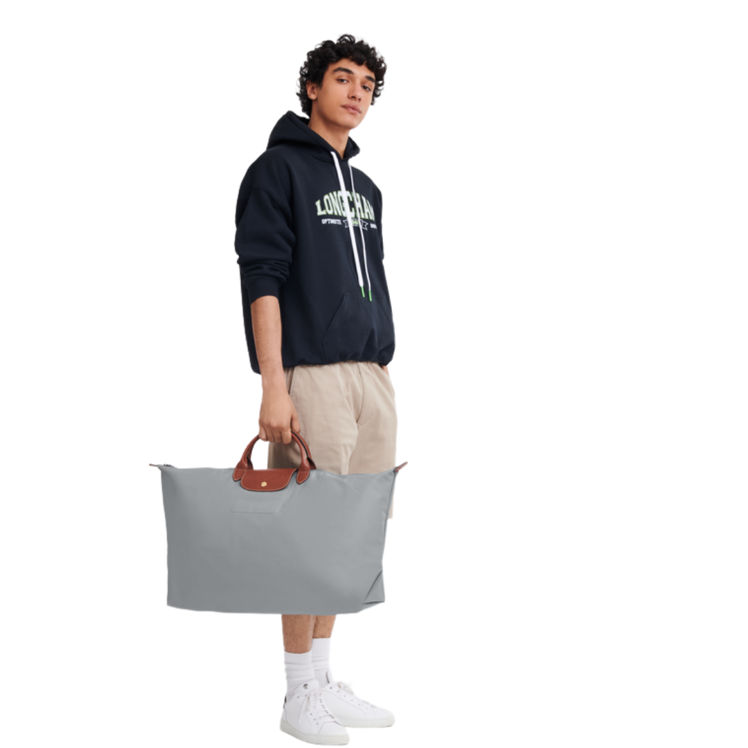 LONGCHAMP - Le pliage - sac de voyage M - Acier