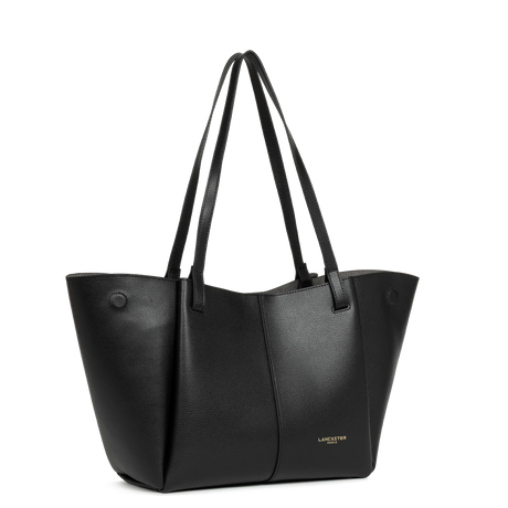 LANCASTER - Grand sac cabas épaule Lancaster Sierra Haus Noir