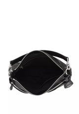 ABRO - Sac porté épaule en cuir effet délavé CARGO MEDIUM Noir