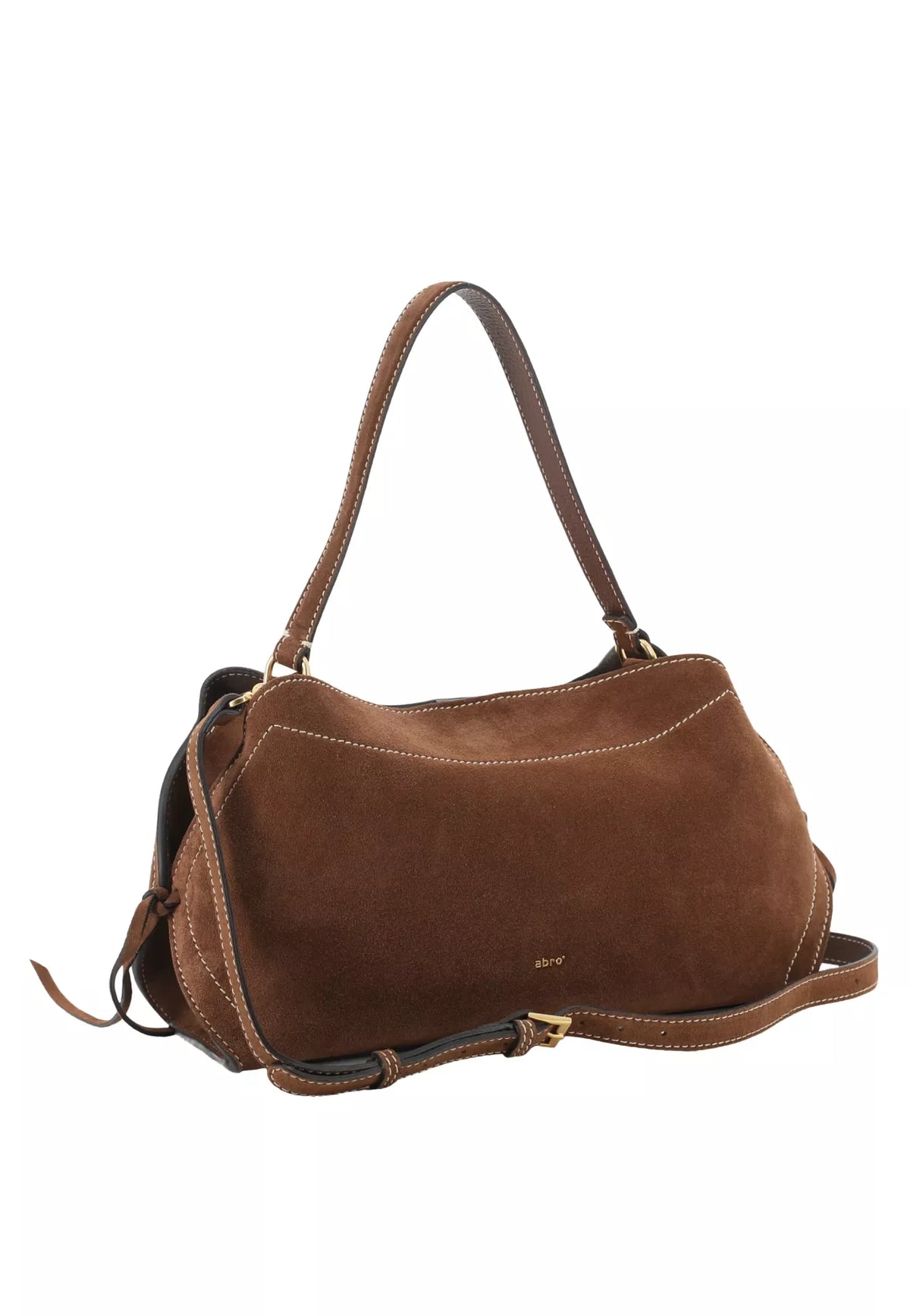 ABRO - Sac à main en daim NECESSITY Small Wood – Abro