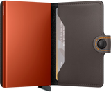 SECRID - Porte cartes Miniwallet Matte Truffle & Orange