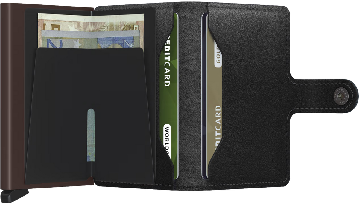 SECRID - Porte cartes Miniwallet Original - Black & Brown