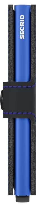 SECRID - Porte cartes Miniwallet Matte Black & Blue