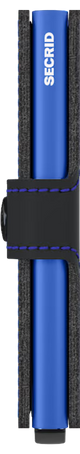 SECRID - Porte cartes Miniwallet Matte Black & Blue