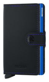 SECRID - Porte cartes Miniwallet Matte Black & Blue