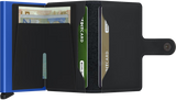 SECRID - Porte cartes Miniwallet Matte Black & Blue
