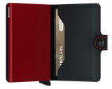 SECRID - Porte cartes Miniwallet Matte Black & Red