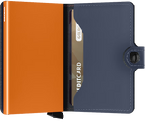 SECRID - Porte cartes Miniwallet Matte Nightblue & Orange