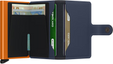 SECRID - Porte cartes Miniwallet Matte Nightblue & Orange