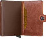 SECRID - Porte cartes Miniwallet Vintage - Cognac Brown