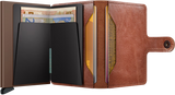 SECRID - Porte cartes Miniwallet Vintage - Cognac Brown