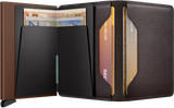 SECRID - Portefeuille Slimwallet Secrid cuir RFID 12 cartes Brown