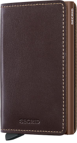 SECRID - Portefeuille Slimwallet Secrid cuir RFID 12 cartes Brown