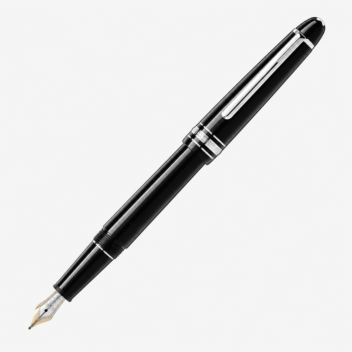 MONTBLANC Stylo Plume platine Meisterstück - or jaune