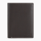 LE TANNEUR -  Portefeuille moyen - Charles - Marron café craie