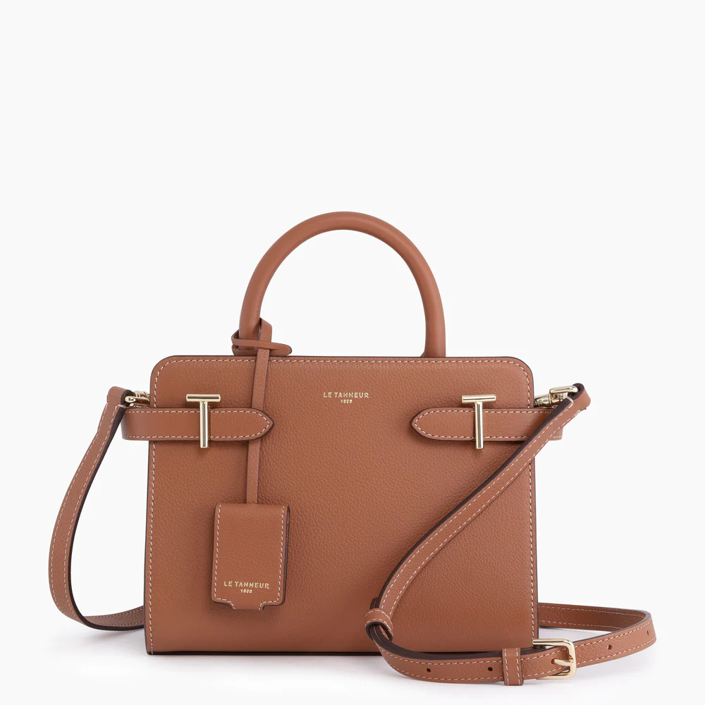 LE TANNEUR - Petit sac à main en cuir grainé - Emilie