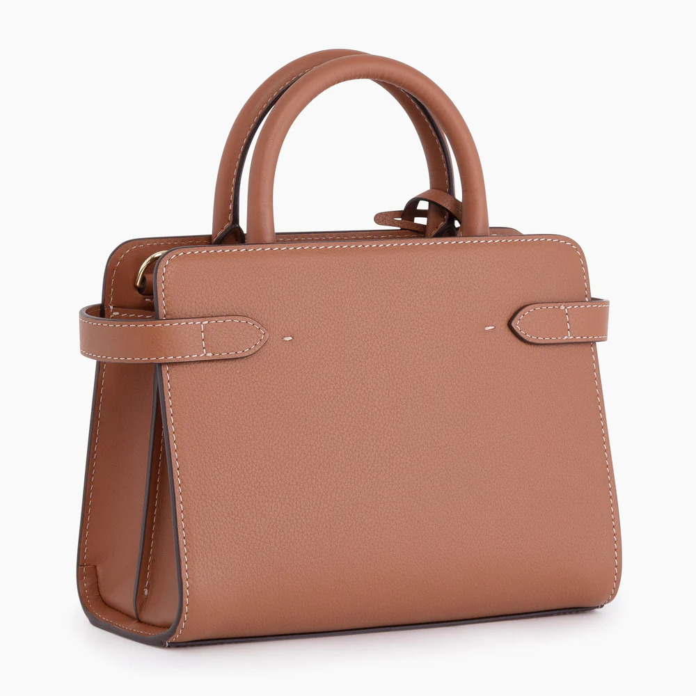 LE TANNEUR - Petit sac à main en cuir grainé - Emilie