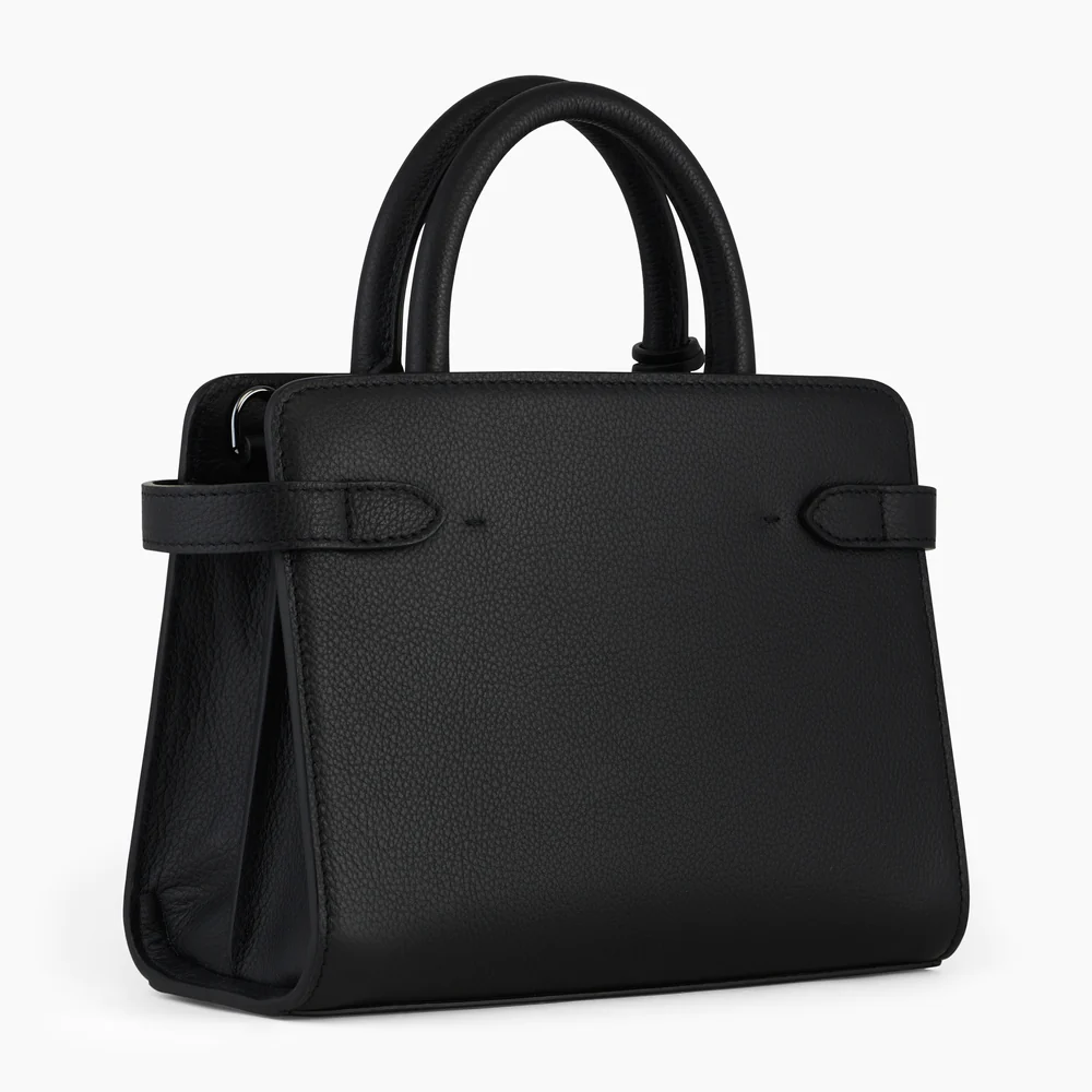 LE TANNEUR - Petit sac à main en cuir grainé - Emilie