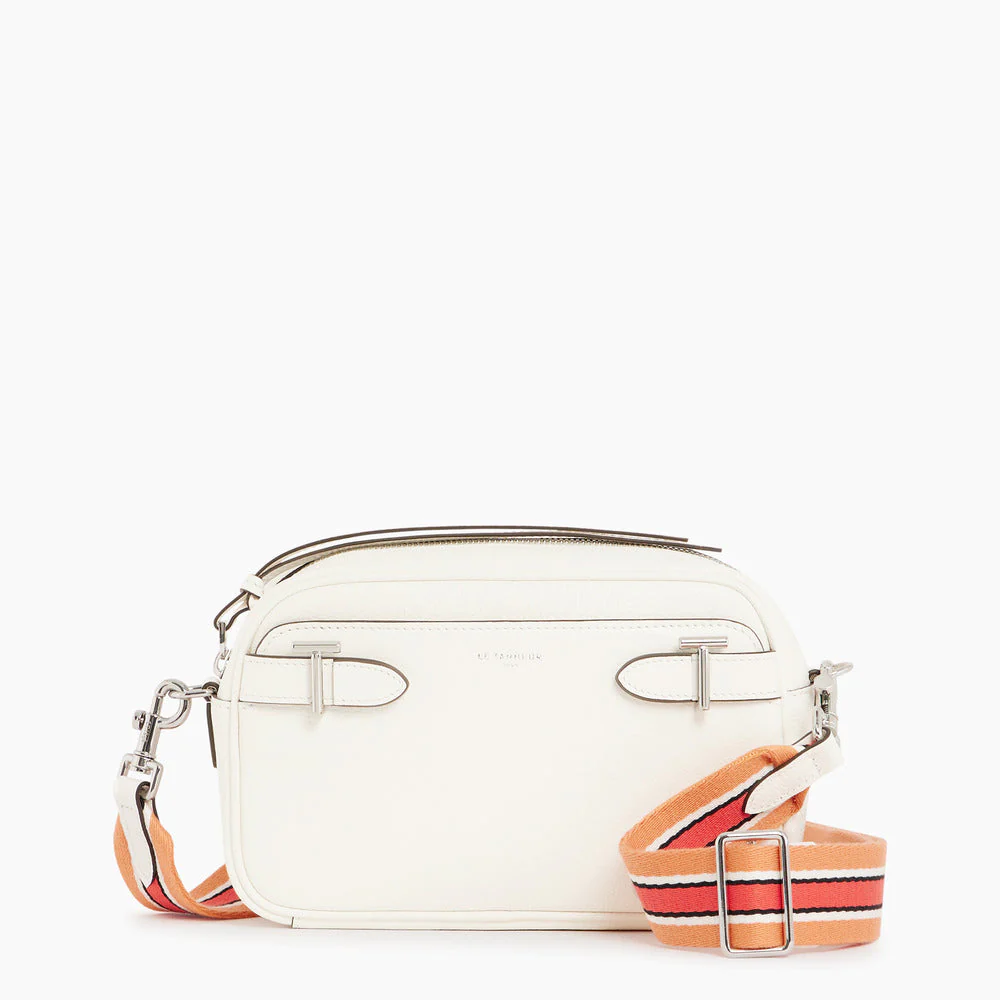 LE TANNEUR - Sac bandoulière - Laura - Blanc craie
