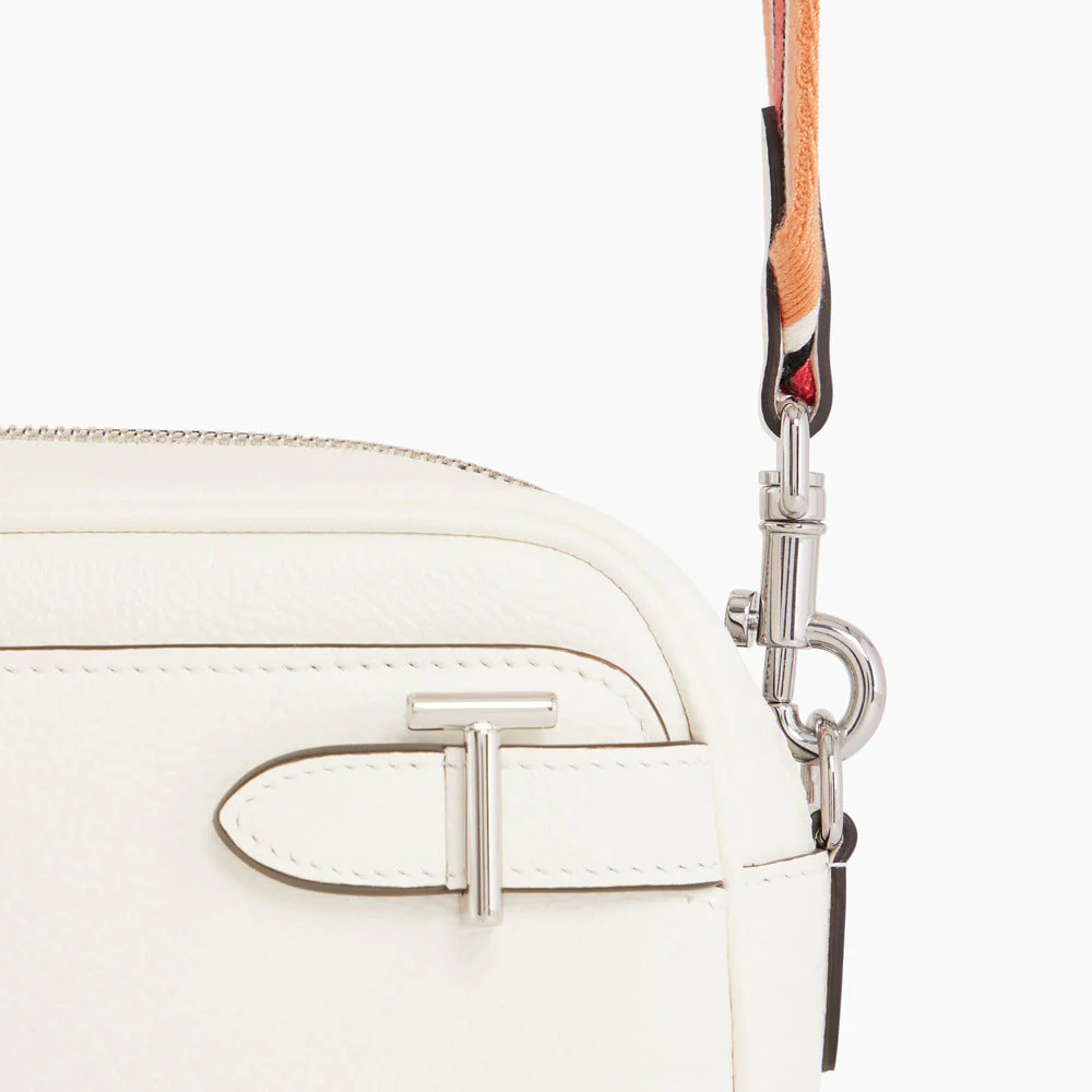 LE TANNEUR - Sac bandoulière - Laura - Blanc craie