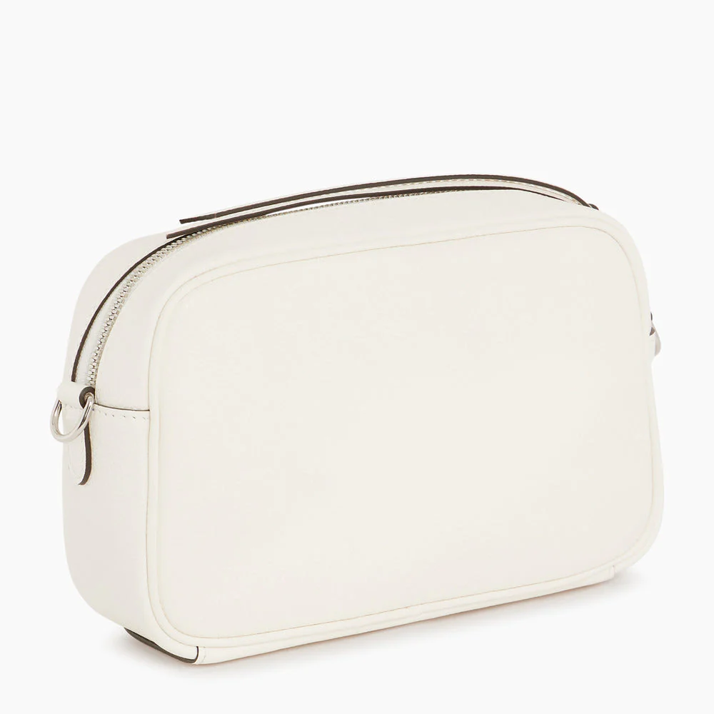 LE TANNEUR - Sac bandoulière - Laura - Blanc craie